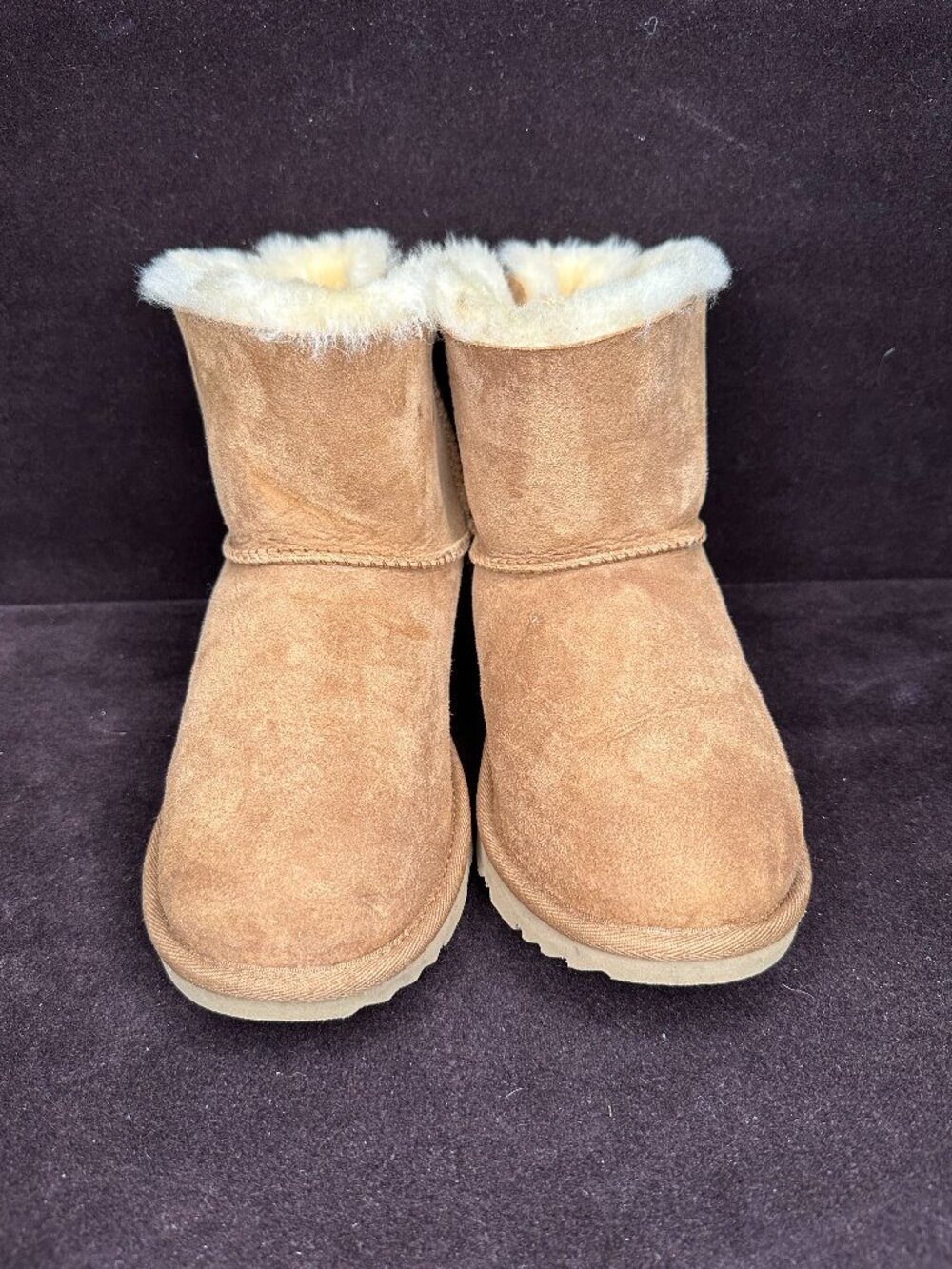 UGG Women's Mini Bailey Bow II Boots - Chestnut - Size 6